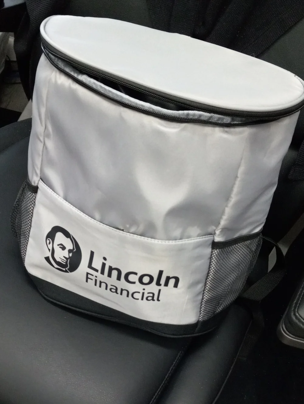 Gray Backpack Cooler Bag